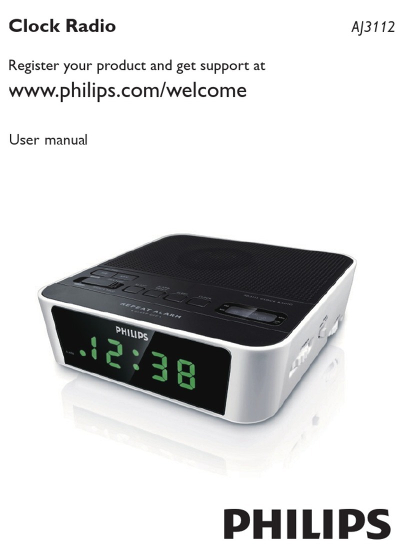 Philips AJ3112/96 user manual