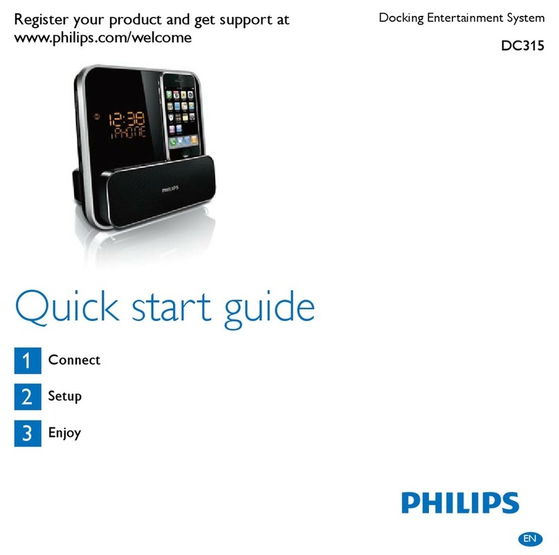 Philips DC315/93 quick start guide