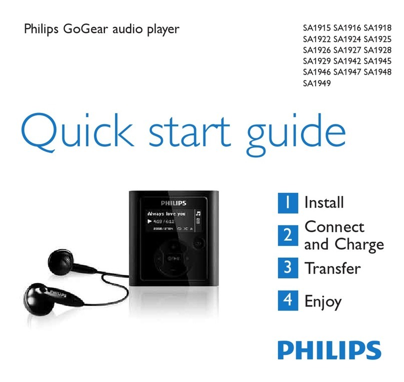 Philips SA1982A/02 User manual