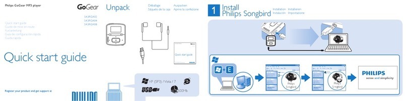 Philips SA3RGA2KNS/02 User manual