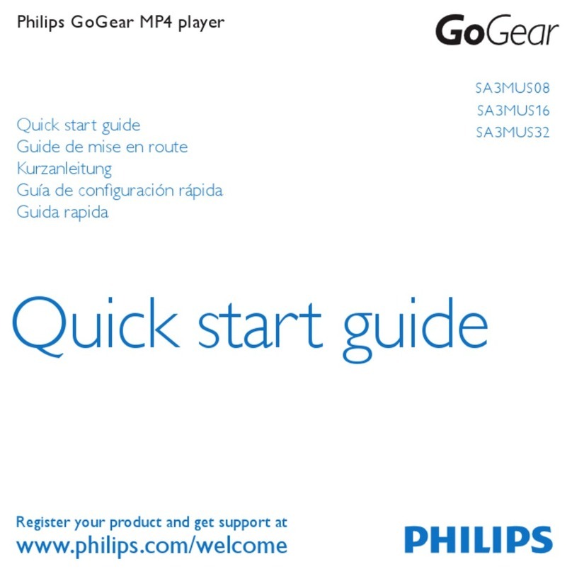 Philips SA3MUS16S/02 User manual