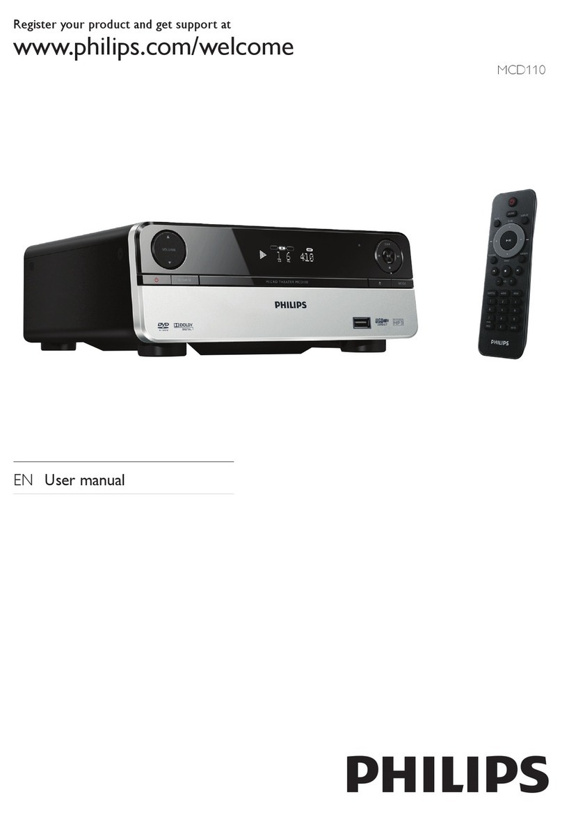 Philips MCD110/94 user manual