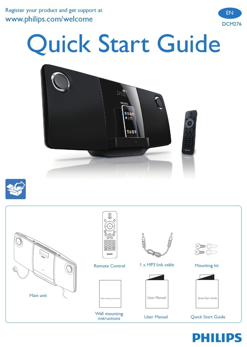 Philips DCM276/55 User manual
