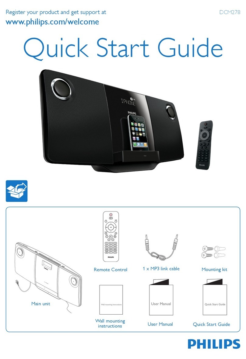 Philips DCM278/79 User manual Philips DCM278/79 User manual