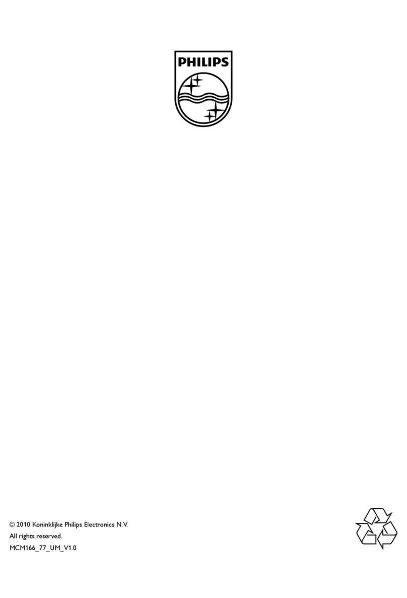 Philips MCM166/77 user manual