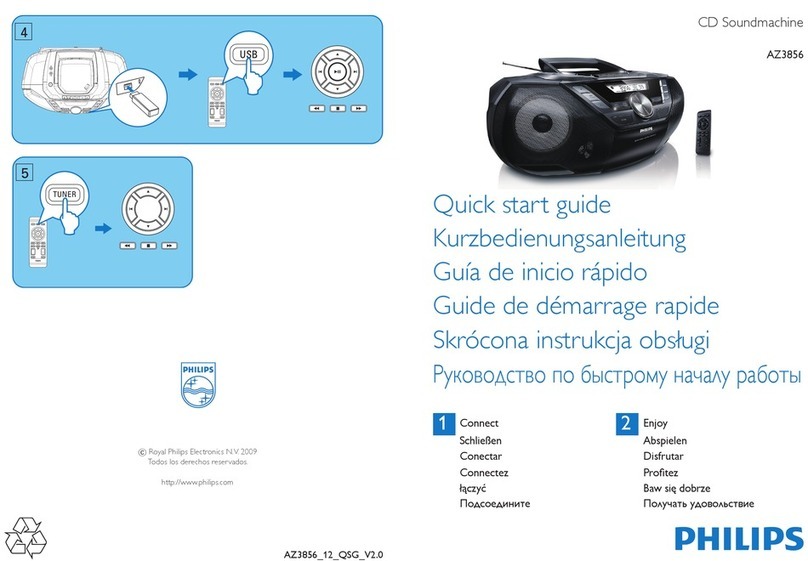 Philips AZ3856/12 User manual