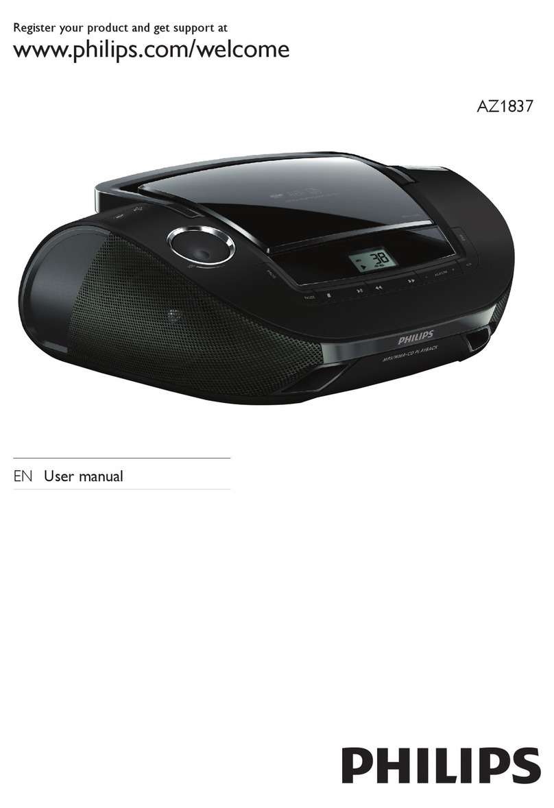Philips AZ1837/96 user manual