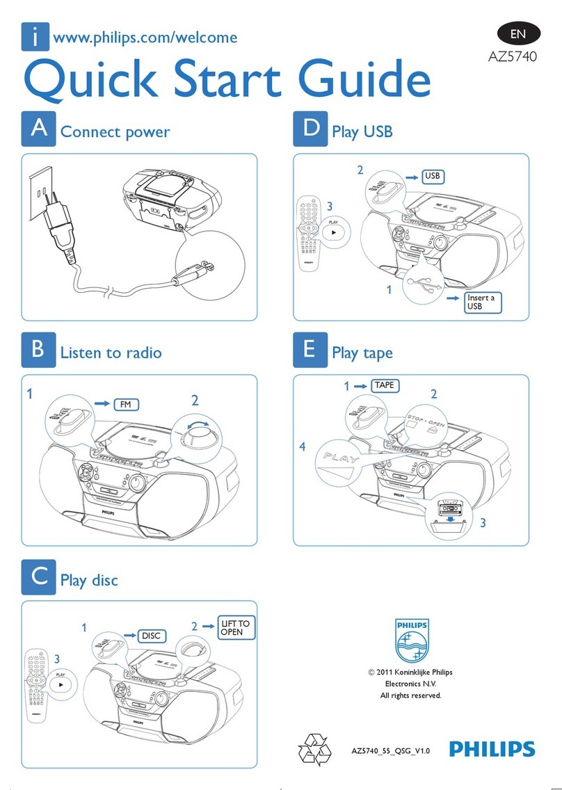 Philips AZ5740/55 User manual