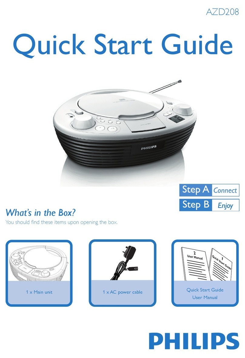 Philips AZD208/05 User manual
