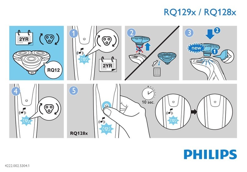 Philips RQ1280/17 manual