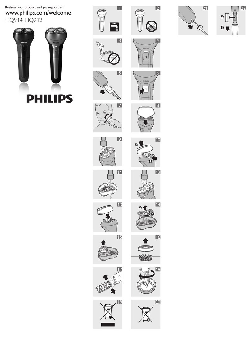Philips HQ914/15 manual
