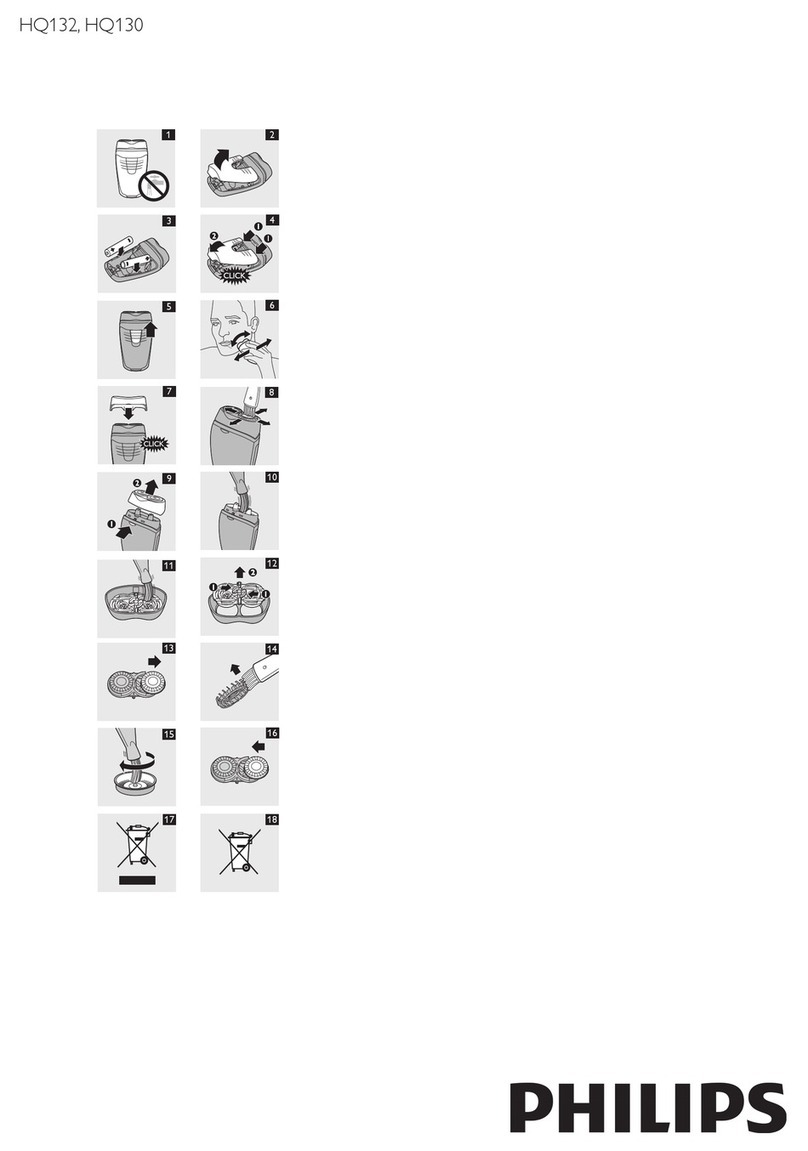 Philips HQ136/16 user manual