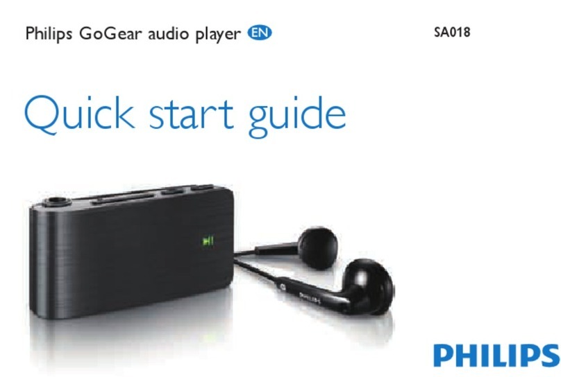 Philips SA018102K/02 User manual