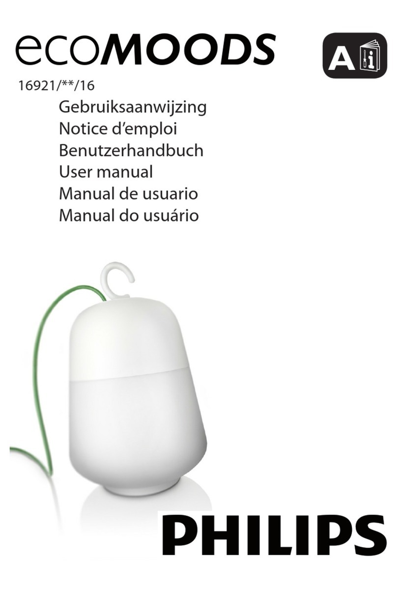 Philips ecoMOODS 16921/31/16 user manual