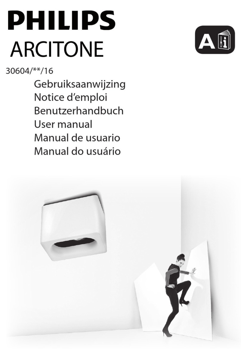 Philips ARCITONE 30604/31/16 user manual
