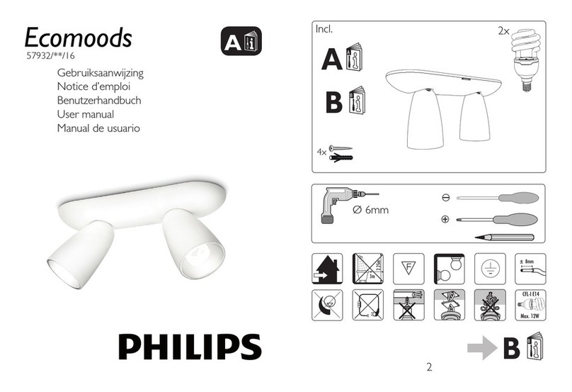 Philips ecoMOODS 57932/31/16 User manual