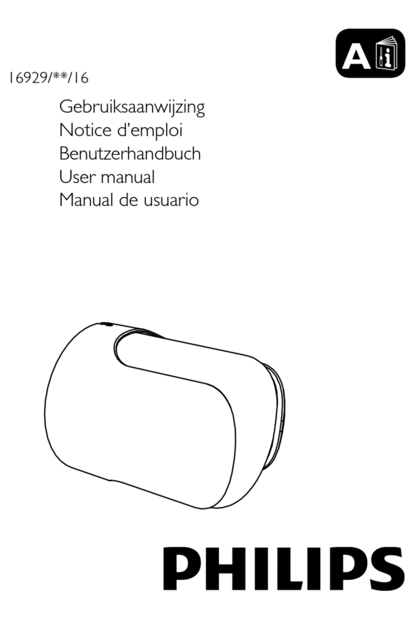Philips 169299316 user manual
