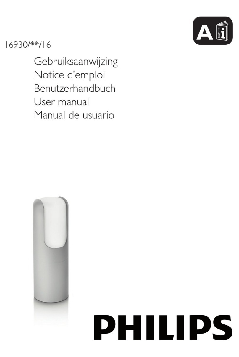 Philips 169309316 user manual