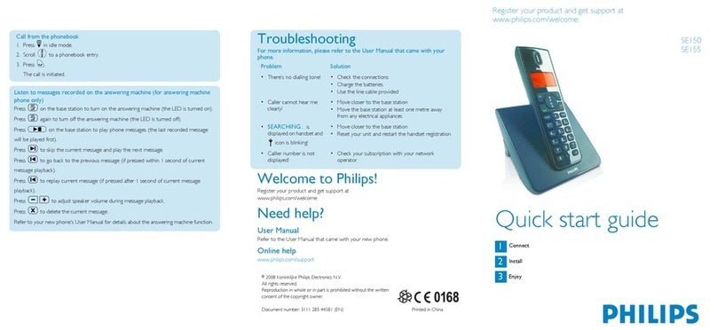 Philips SE1554B/05 User manual