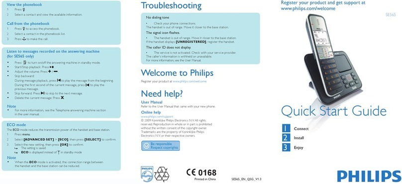 Philips SE5652B/22 User manual