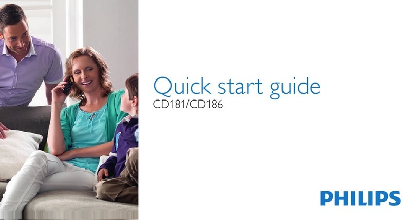 Philips CD1811R/PT quick start guide
