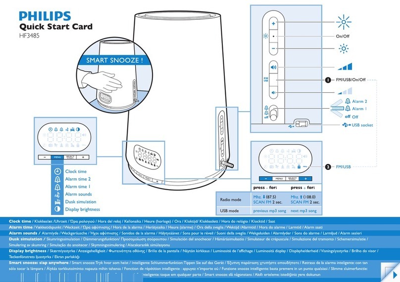Philips HF3485/01 quick start guide