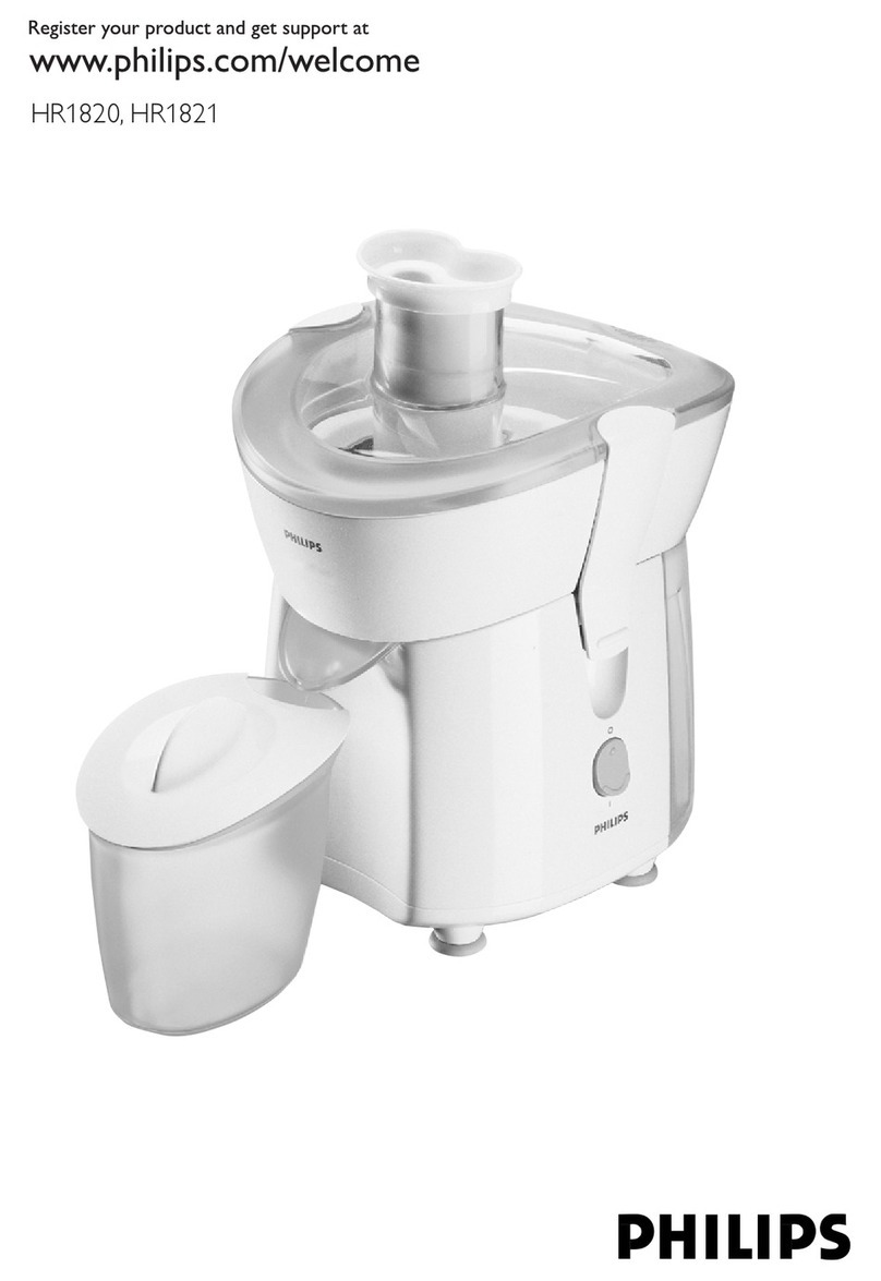 Philips HR1821/70 manual