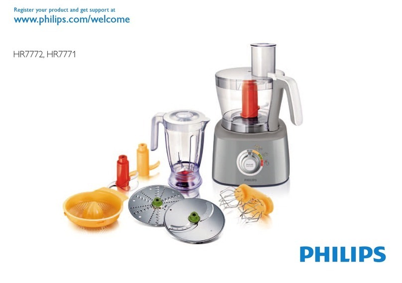 Philips HR7772/50 User manual Philips HR7772/50 User manual