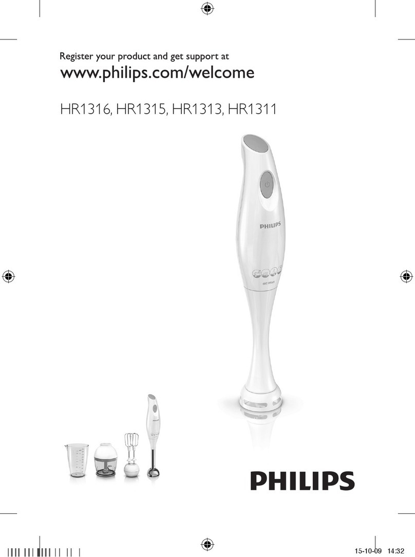 Philips HR1316/00 User manual