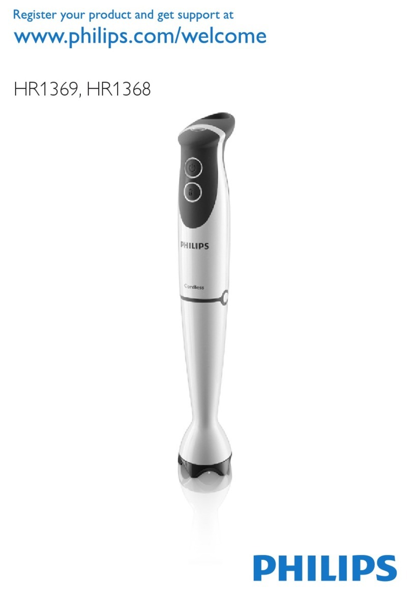 Philips HR1369/00 manual