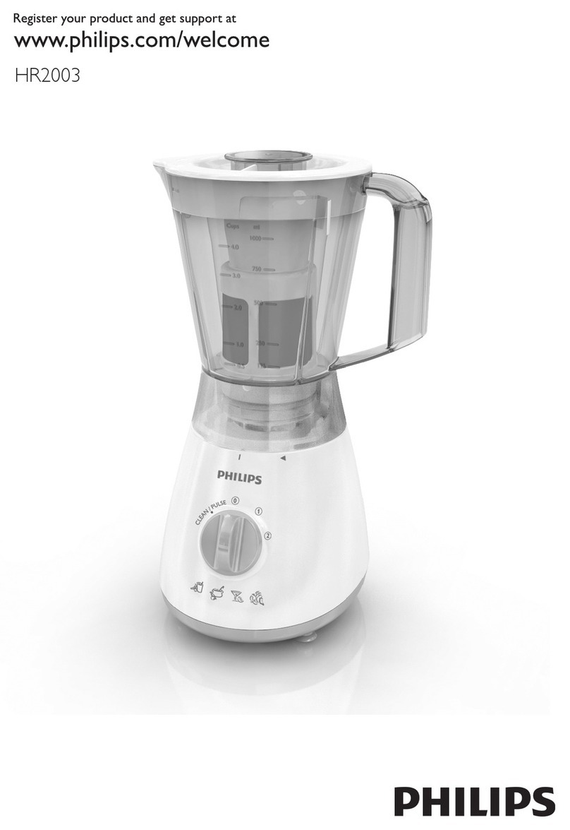 Philips HR2003/70 manual