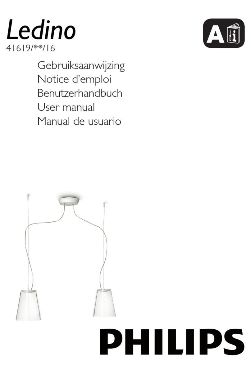 Philips Ledino 41619/60/16 user manual