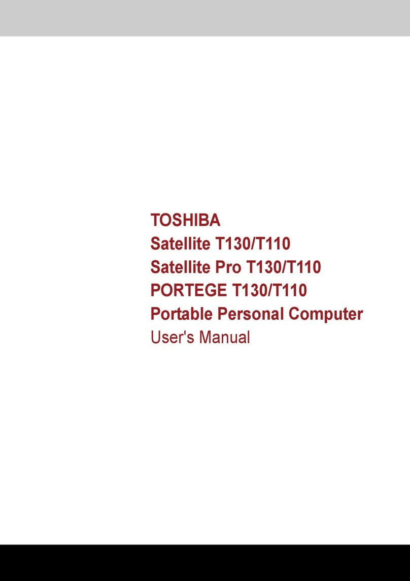 Toshiba Satellite T110 user manual