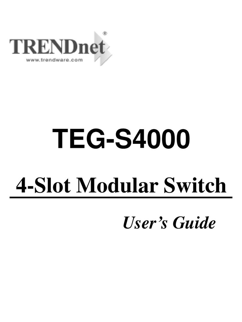 TRENDnet TEG-S4000 User manual
