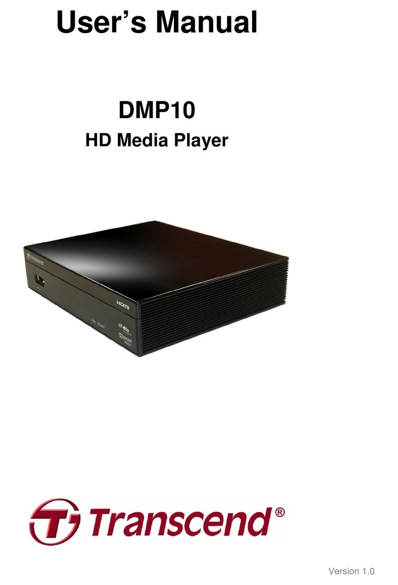 Transcend DMP10 user manual