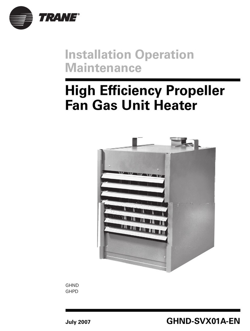 Trane GHND-SVX01A-EN Owner's manual