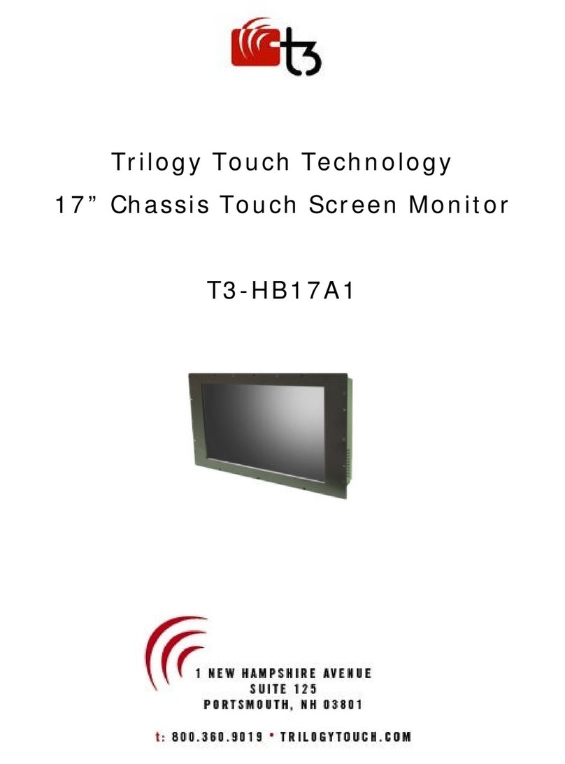 Trilogy Touch Technology T3-HB17A1 user manual Trilogy Touch Technology T3-HB17A1 user manual
