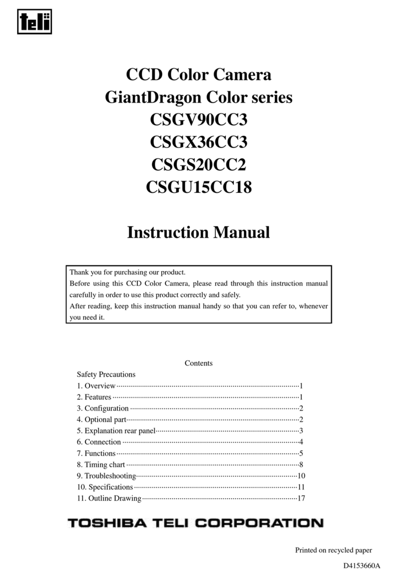 Teli CGSV90CC3 User manual