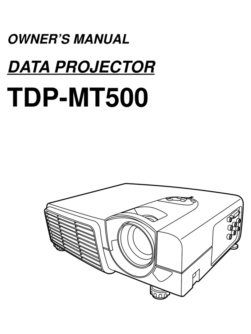 Toshiba TDP-MT500 User manual