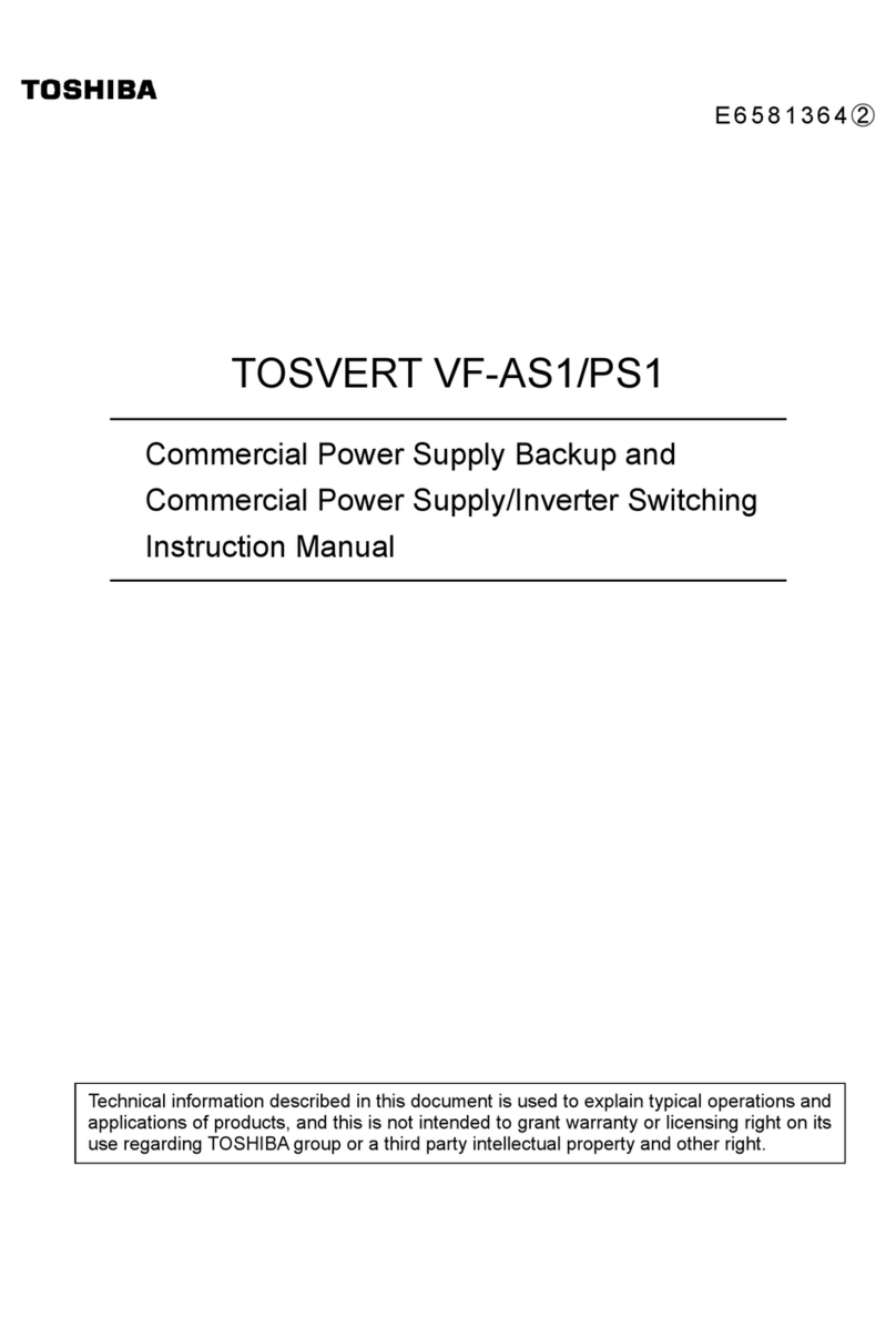 Toshiba TOSVERT VF-AS1 Series instruction manual