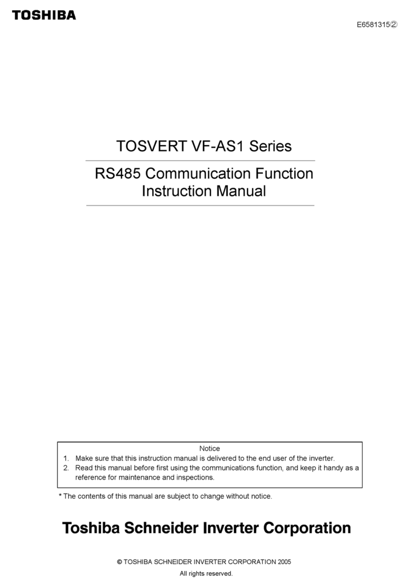Toshiba RS-485 User manual
