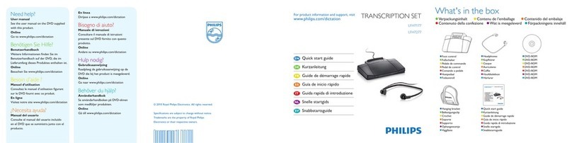 Philips LFH7177/03 quick start guide