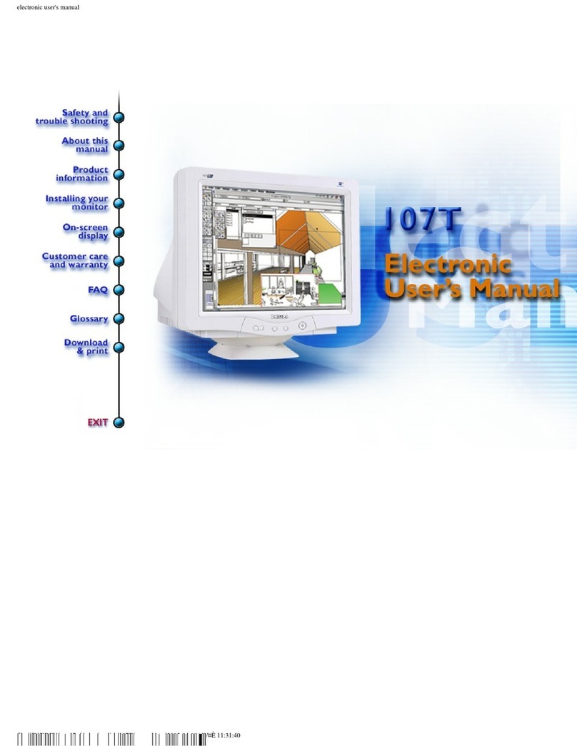 Philips 107T61/05 Installation and operating instructions