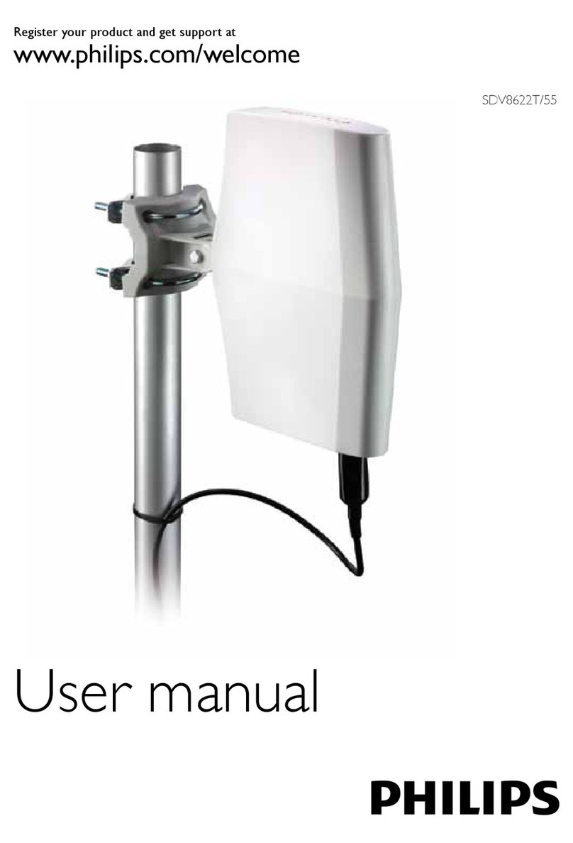 Philips SDV8622T/55 User manual