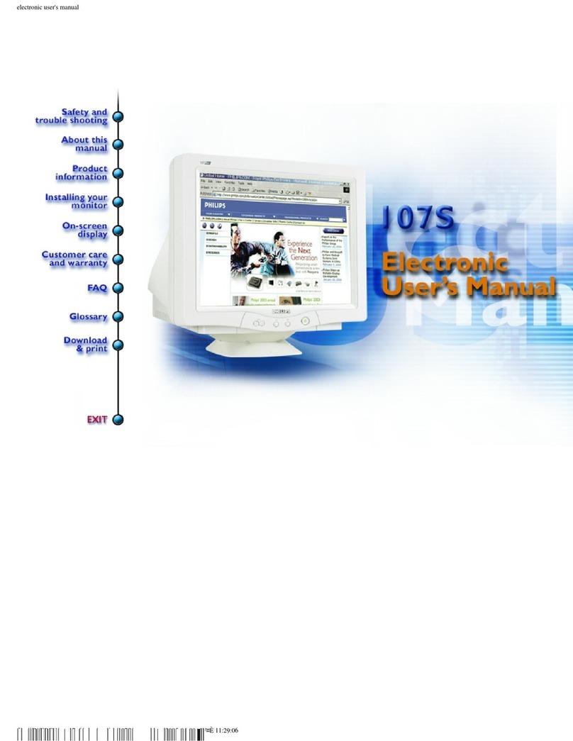 Philips 107S61/05 Electronic user's manual