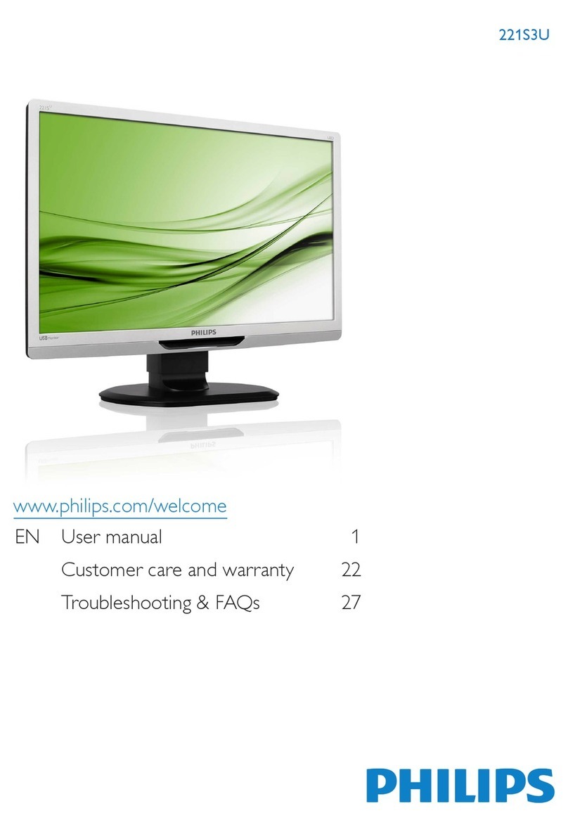 Philips 221S3UCS/00 User manual