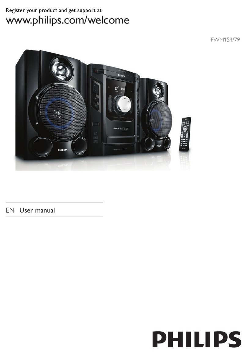 Philips FWM154/79 User manual