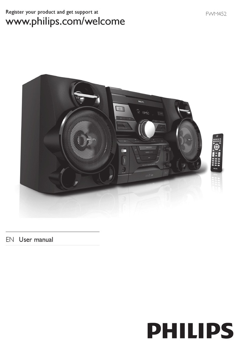 Philips FWM452/55 user manual