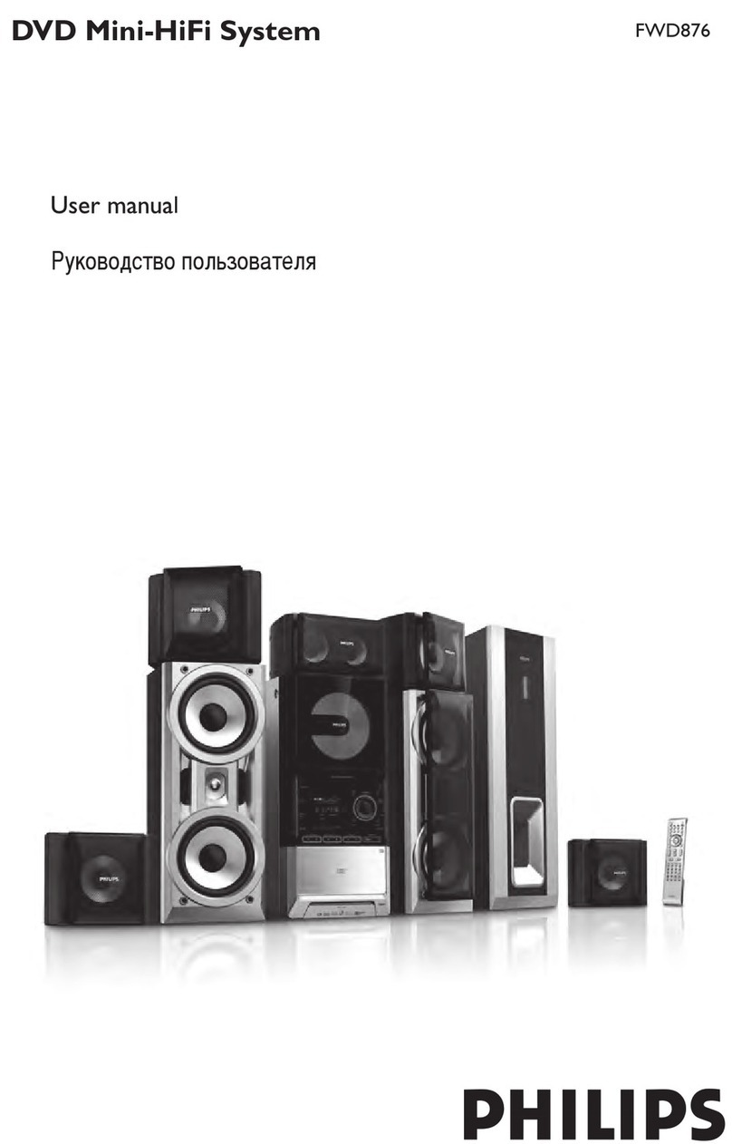 Philips FWD876/58 User manual