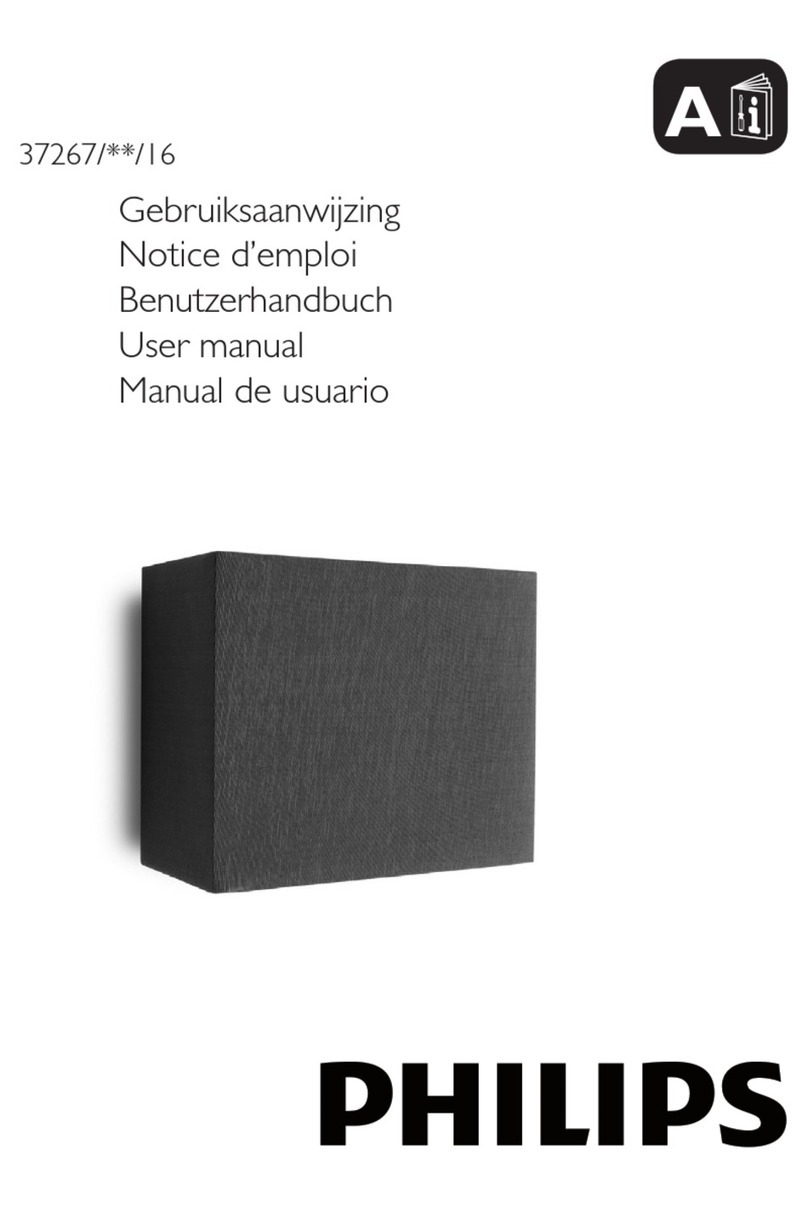 Philips myLiving 37267/86/16 user manual